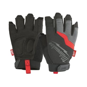 MILWAUKEE 48-22-8745 SML FINGERLESS WORK GLOVES (PAIR)