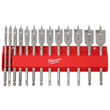 MILWAUKEE 48-27-1520 (5) 13PC FLAT BORING BIT SET