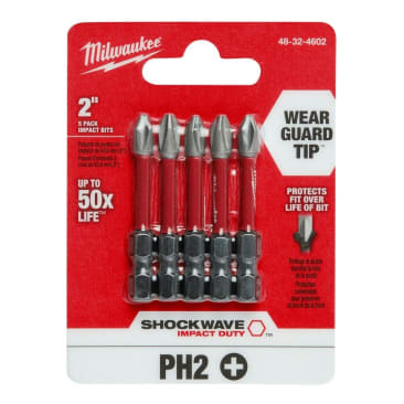 MILWAUKEE 48-32-4602 SHOCKWAVE NO.2 PHILLIPS 2IN POWER BIT