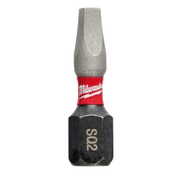 MILWAUKEE 48-32-4722 NO.2 SQU RECSS 1IN INSERT BIT SHOCKWAVE