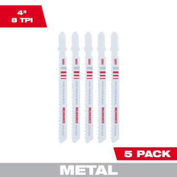 MILWAUKEE 48-42-5850 JIG SAW BL BI-METAL 8T 4L (5/PK)