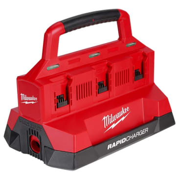 MILWAUKEE 48-59-1809 M18 PACKOUT SIX BAY RAPID CHARGER