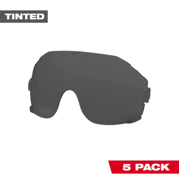 MILWAUKEE 48-73-1452 EYE VISOR REP LENSES TINTED 5PK