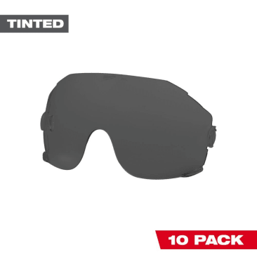 MILWAUKEE 48-73-1453 EYE VISOR REP LENSES TINTED 10PK