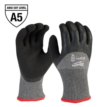 MILWAUKEE 48-73-7951 MED CUT 5 WNTR DIP GLOVES (PAIR)