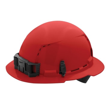 MILWAUKEE 48-73-1209 RED FL/BRIM VNT H/HAT W/4PT SSPN CL/C