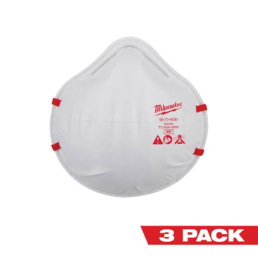 MILWAUKEE 48-73-4032 N95 RESPIRATOR 3PK