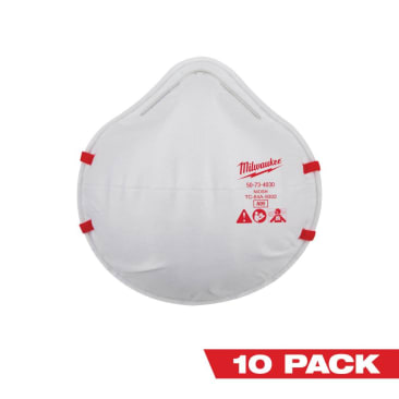 MILWAUKEE 48-73-4034 N95 RESPIRATOR 10PK