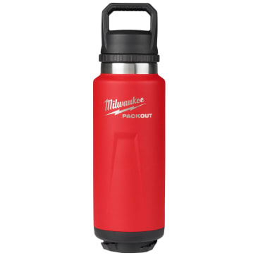 MILWAUKEE 48-22-8397R PACKOUT 36OZ INSULATED BOTTLE RED