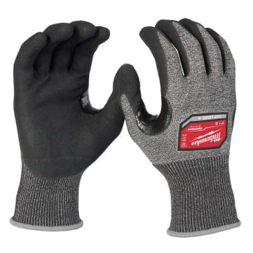 MILWAUKEE 48-73-7140E SML CUT LEVEL 4 HIGH-DEXTERITY NITRILE DIPPED GLOVES