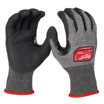 MILWAUKEE 48-73-7150E SML CUT LEVEL 5 HIGH-DEXTERITY NITRILE DIPPED GLOVES