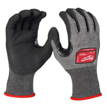 MILWAUKEE 48-73-7153E XL CUT LEVEL 5 HIGH-DEXTERITY NITRILE DIPPED GLOVES