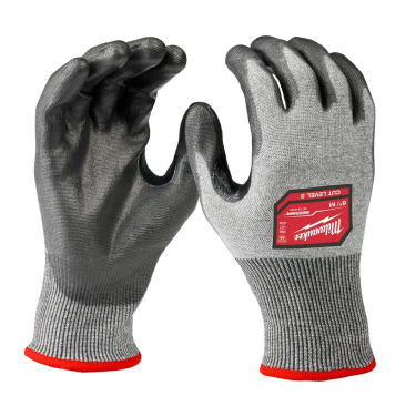 MILWAUKEE 48-73-8753E XL CUT LEVEL 5 HIGH-DEXTERITY POLYURETHANE DIPPED GLOVES