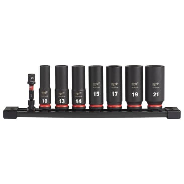 MILWAUKEE 49-66-7021 8PC SHOCKWAVE 3/8DRV MTRC DEP SCKT SET