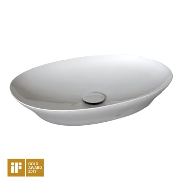 TOTO LT474G#01 KIWAMI OVAL VESSEL LAVATORY COTTON