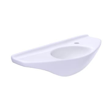 TOTO LT650G#01 1-HOLE WALL MOUNT LAVATORY COTTON