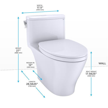 TOTO MS642124CUFG#01 NEXUS 1PC WATER CLOSET 1G COTTON