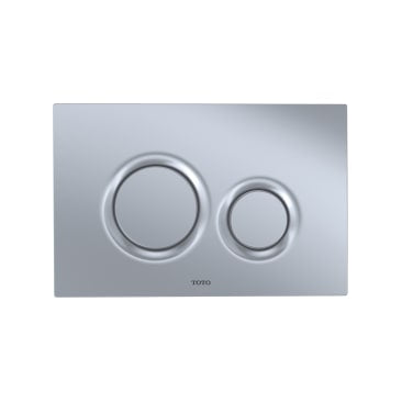 TOTO YT930#MS BASIC ROUND PUSH PLATE MATTE SILVER