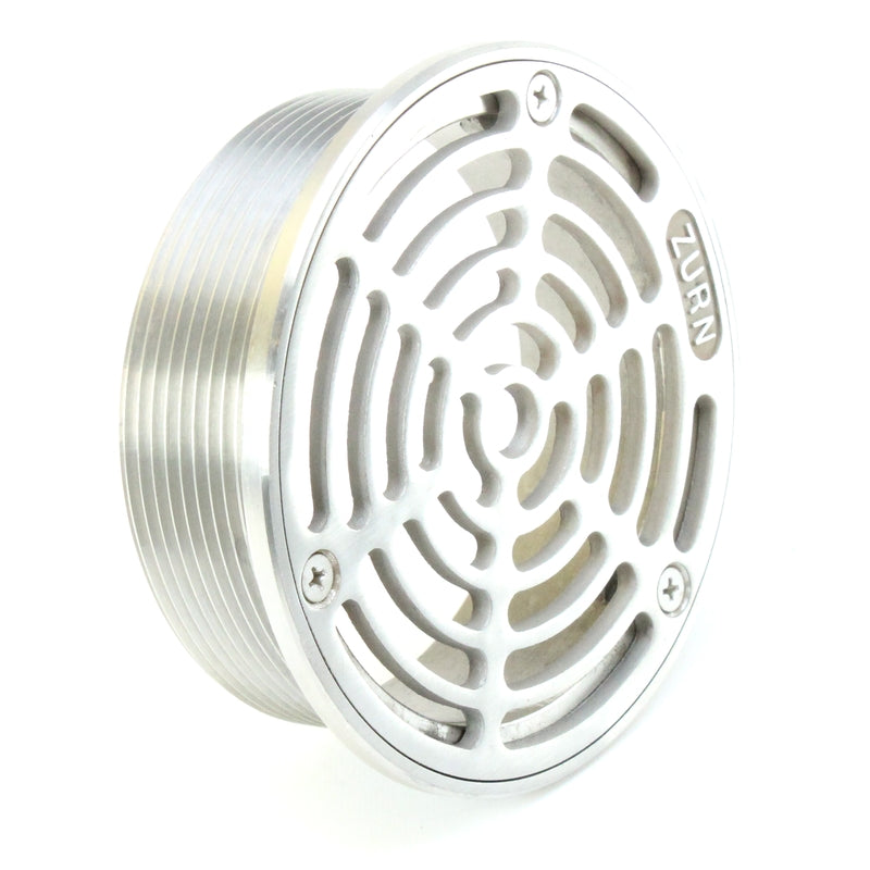 Zurn 46243-1 PN400-5B-STR Flat Round Drain Grate 5 OD Zn