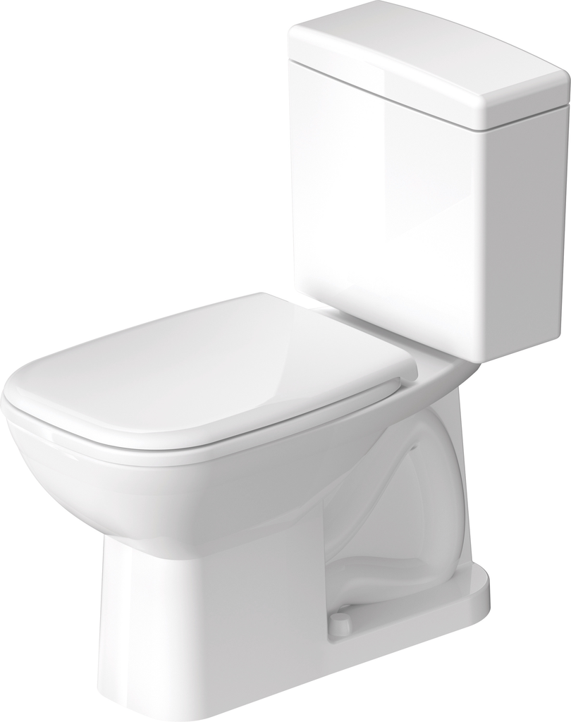 Duravit 0117010062 D-CODE WHITE E/R HET BOWL, 1.28GPF