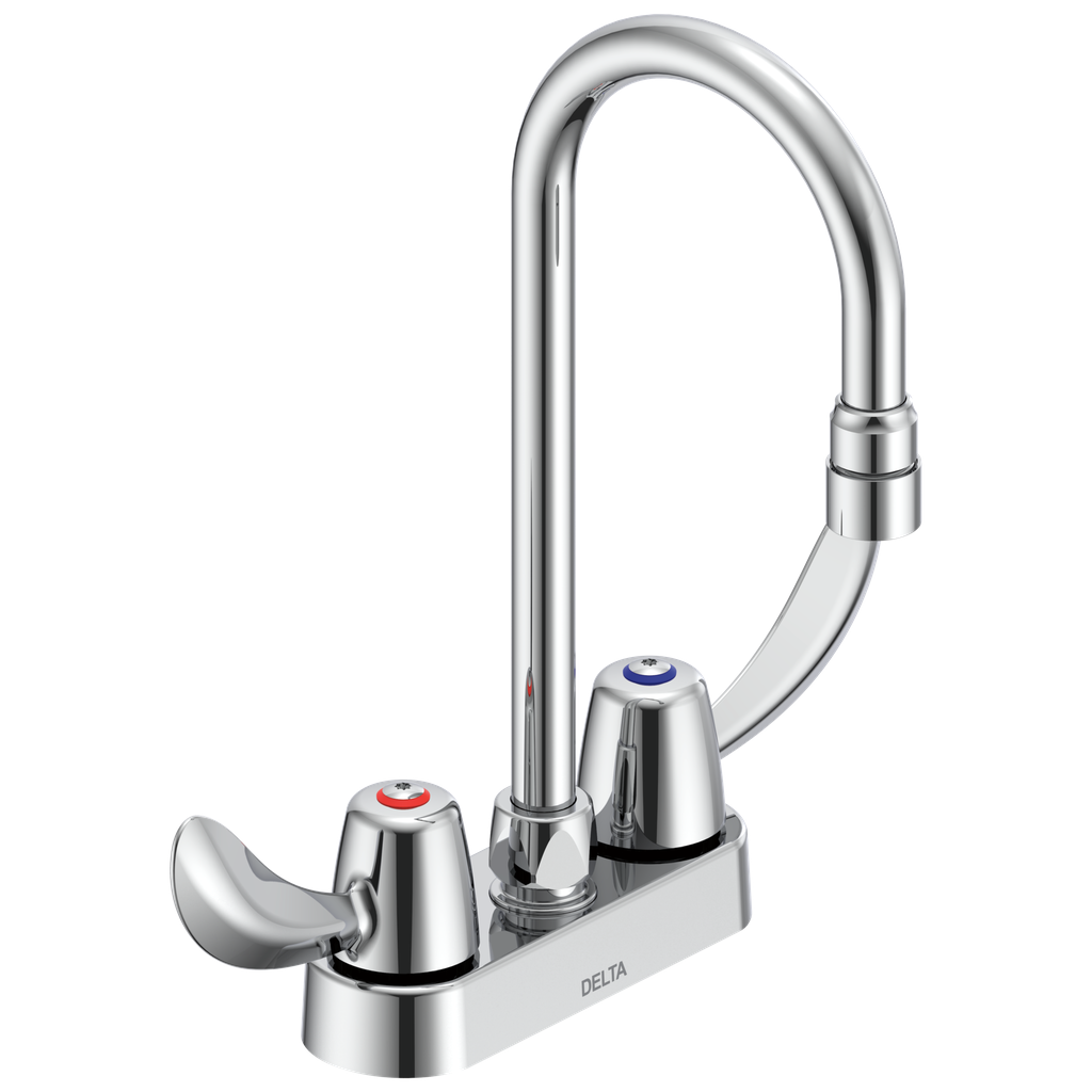 Delta 27C4832 4 C/S D/M Sink Faucet W/Gooseneck