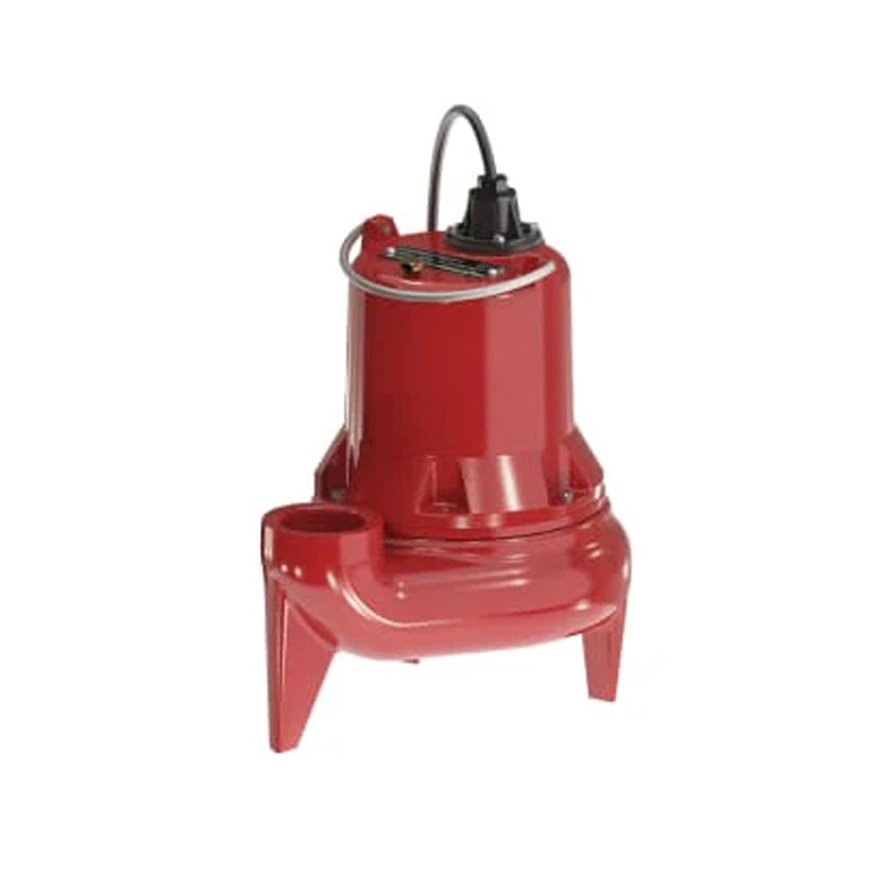 Liberty LE41M-2 Submersible Sewage Pump - 4/10 HP, 25 ft Cord, 115V