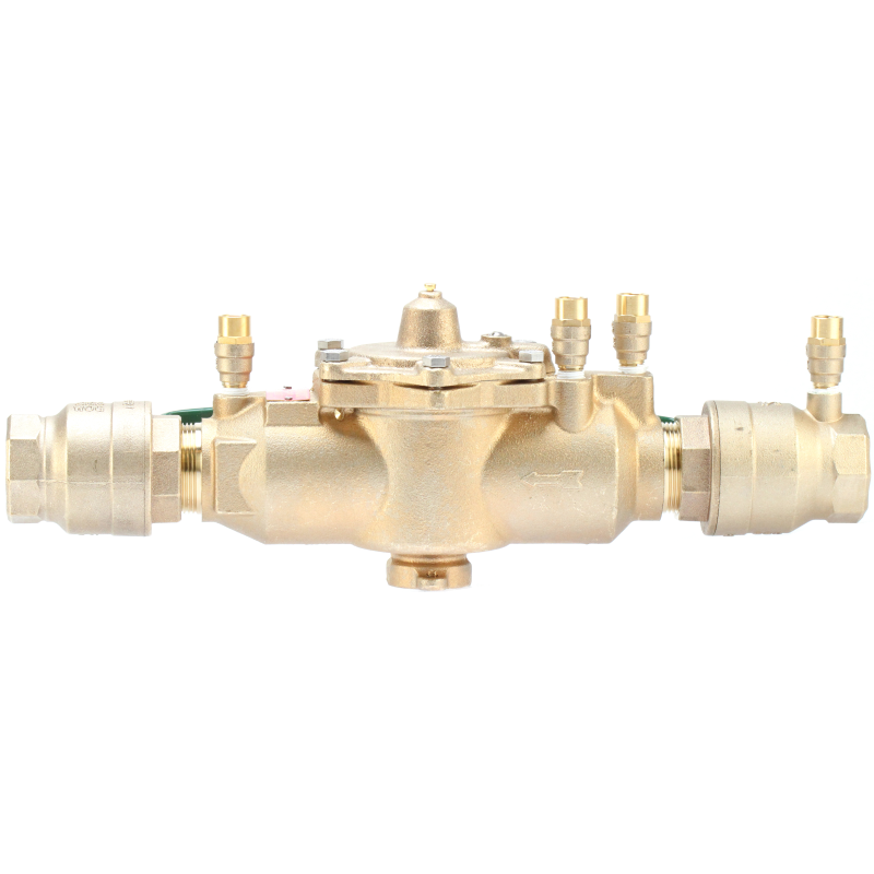 Watts LF009M2-QT 1-1/4" Lead Free Reduced Pressure Zone Backflow Preventer Assembly 0391005