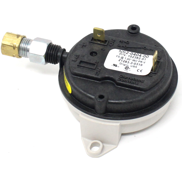 Thermal Solutions 102382-01 Combustion Air Flow Switch, Set at 1.0" W.C., On-Off / 2 stage unit