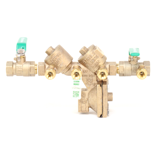 Zurn Wilkins 975XL2 RP Reduced Pressure Principle Assembly Backflow Preventer Lead-Free