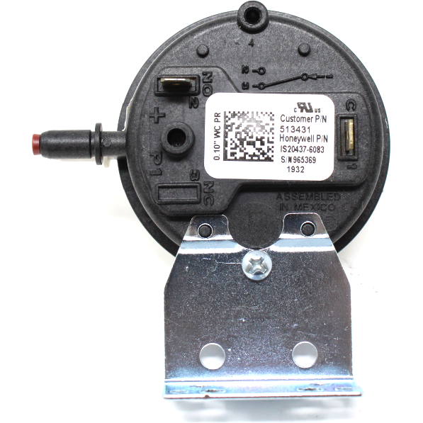 Luxaire 32435972000 Pressure Switch 0.10" WC - 513431