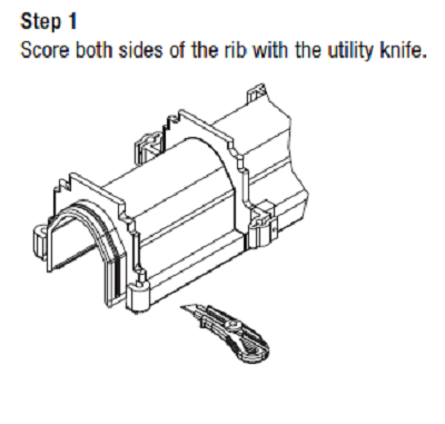 Zurn Z886-U3 3" No-Hub Bottom Outlet