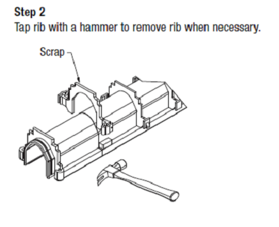 Zurn Z886-U3 3" No-Hub Bottom Outlet