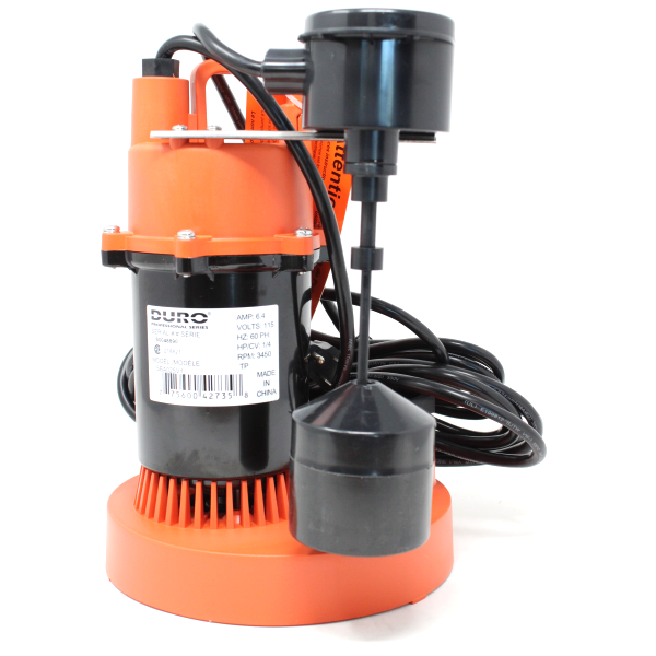 Duro DSB180V Titan Basement Submersible Sump Pump 1/4 HP - Vertical Float