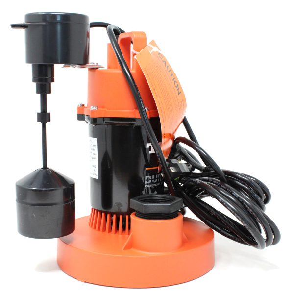 Duro DSB180V Titan Basement Submersible Sump Pump 1/4 HP - Vertical Float