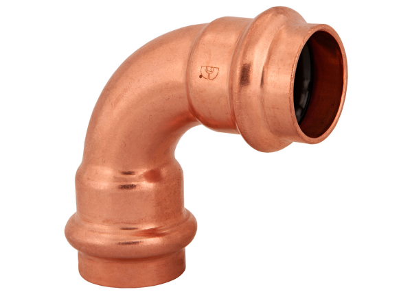 BMI 1" Wrot Copper Press-Fit 90 Degree Elbow Fitting Item 47306 