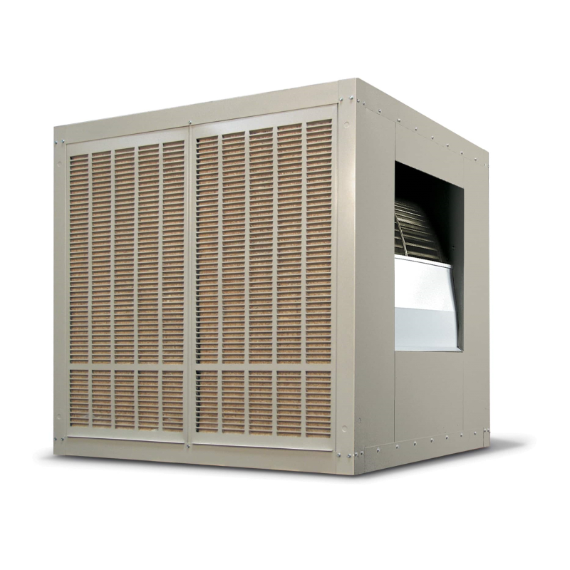 Phoenix H8801 Commercial Evaporative Cooler, Side Discharge, Aspen Media, Blower Style