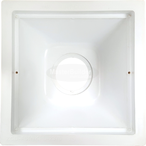 Zurn FD2370 PVC 12" x 12" x 8" Square Floor Sink