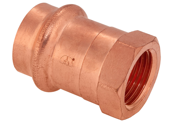 BMI 1" Wrot Copper Press-Fit P x FIP Reducing Adapter Fitting Item 47706