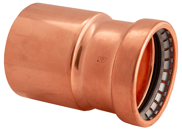 BMI 3" x 2-1/2" Wrot Copper Press-Fit FTG x P Bushing Fitting Item 47151 