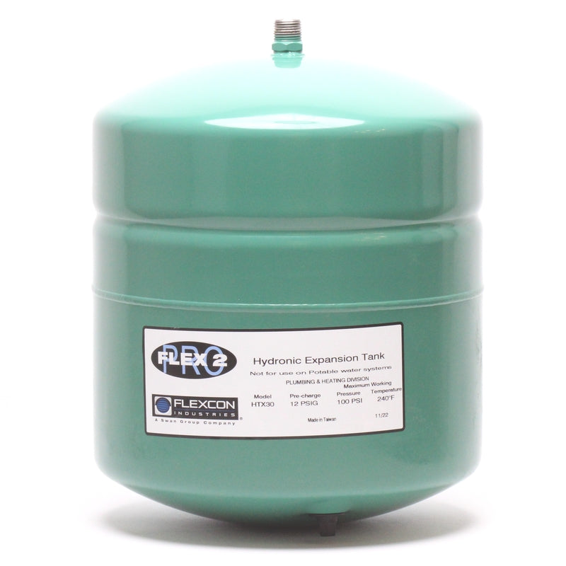 Flexcon HTX-30 Hydronic Expansion Tank 4.4 Gallons - 1/2" Connection