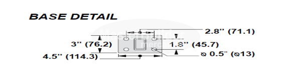 MIFAB MC-42 ADA Lavatory Fixture Carrier with Adjustable Concealed Arms