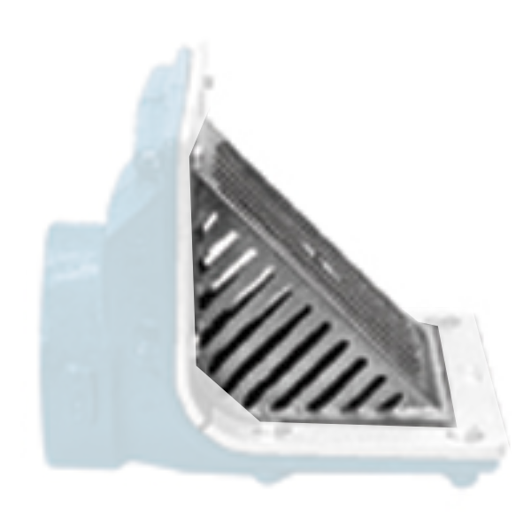 Zurn P187-2-4-GRATE Z187 Replacement Aluminum Grate