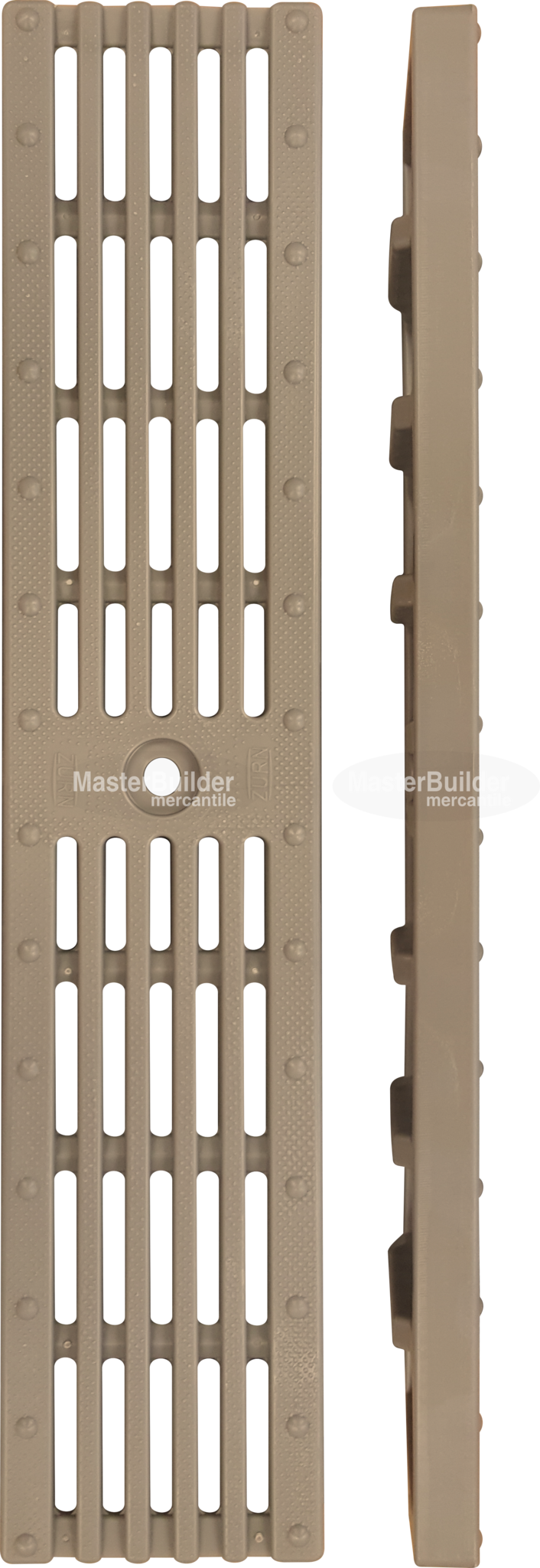 Zurn P4-HPP-TEA&CREAM 4-1/8" Wide Heel-Proof Slotted Grate Tea & Cream