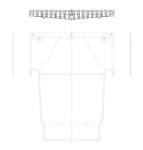 Zurn P665-Grate | 51468-1 Z665 Replacement Floor / Trench Drain Grate