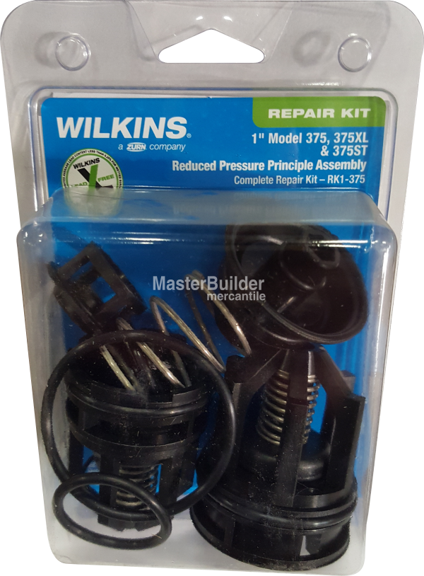 Zurn Wilkins RK1-375 Reduced Pressure Backflow Complete Repair Kit