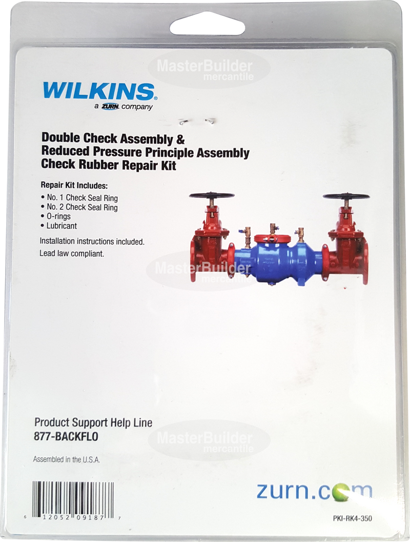 Zurn Wilkins RK4-350 Check Rubber Repair Kit