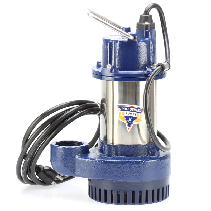 Pro Series Pumps S3033-NS 1/3 HP Cast-Iron / Stainless Steel Submersible Sump Pump