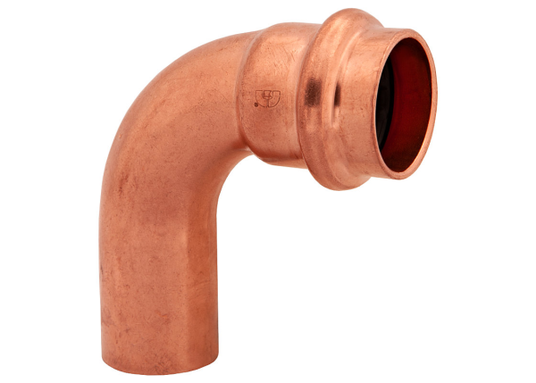 BMI 1" Wrot Copper Press-Fit FTG x P 90 Degree Street Elbow Fitting Item 47356 