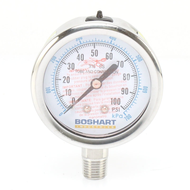 Boshart TFP-ST162J24 Pressure Tank Tee Package - 304 SS Solid