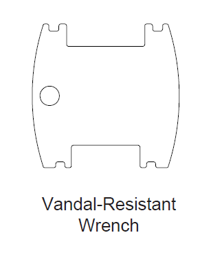Zurn G67817 (22F) 1.0 GPM Vandal-Resistant Pressure Compensating Laminar Flow Outlet Female